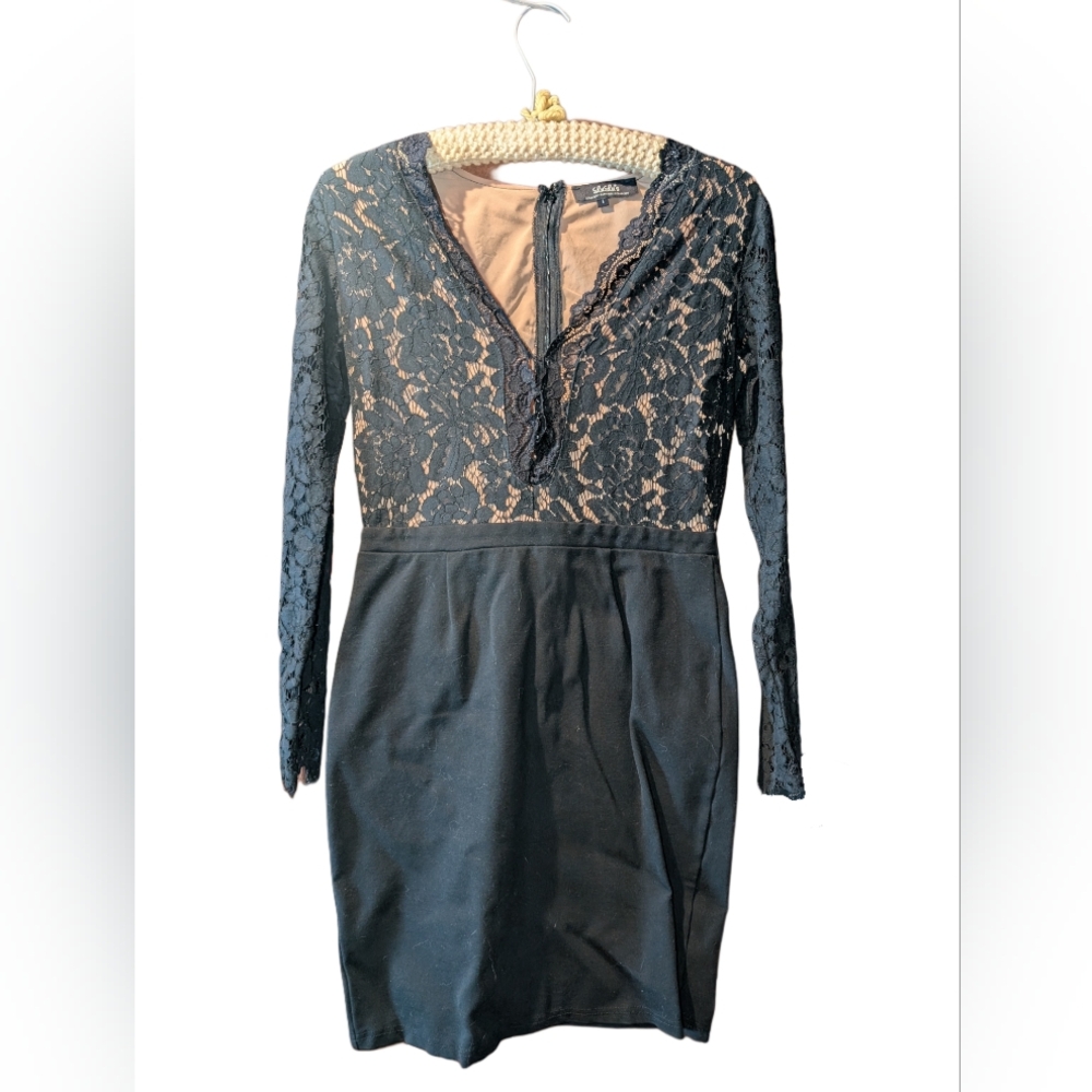 Elegant Black Lace Dress